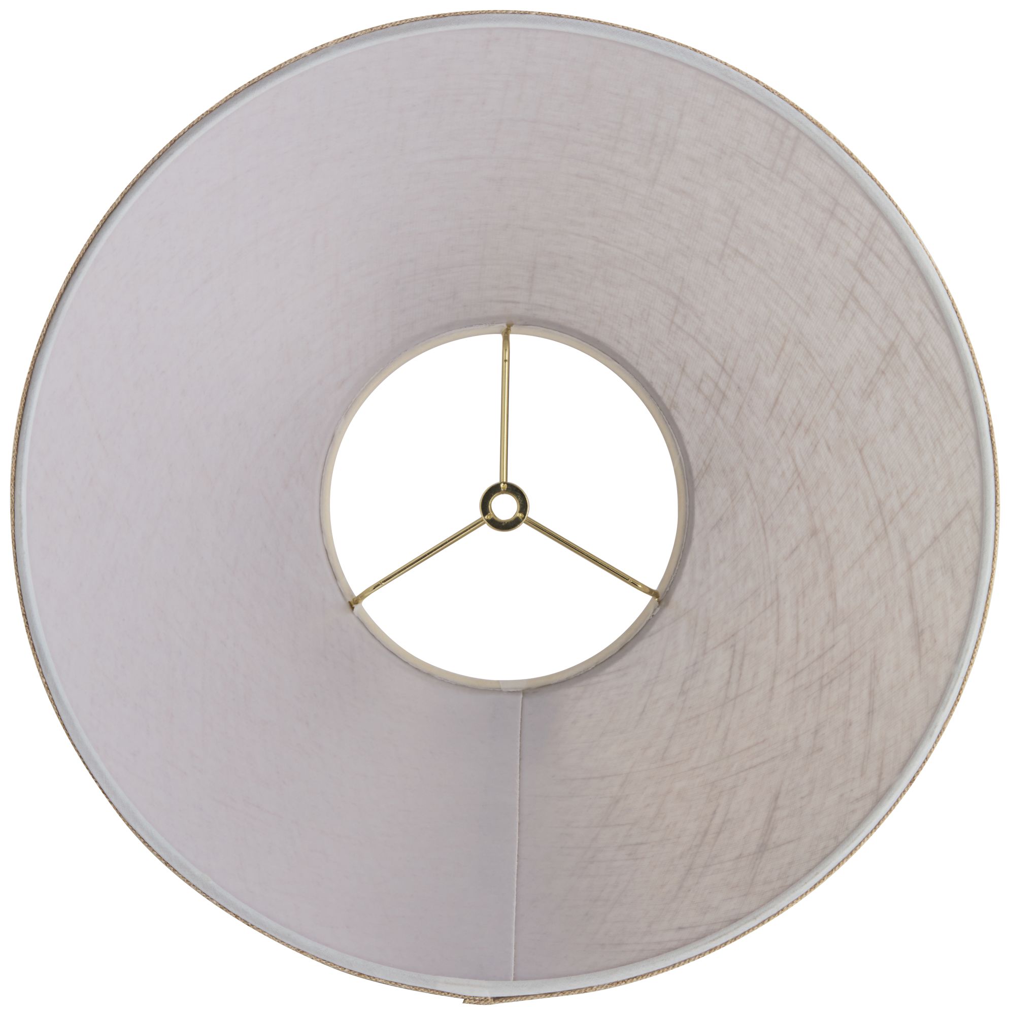 Springcrest Sela Fine Burlap Empire Shade 6.5x15x10.75 (Spider)