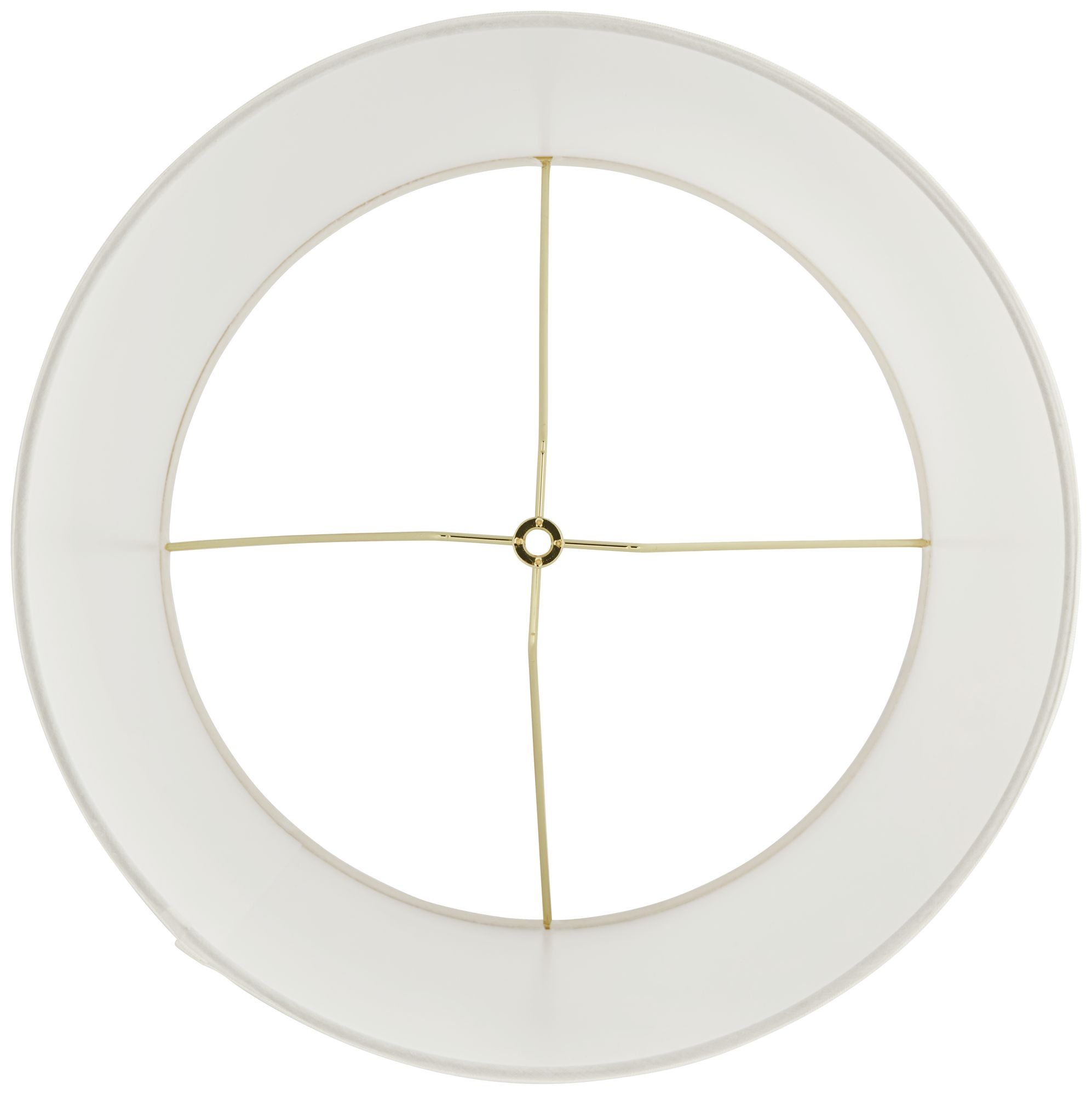 Image 6 Springcrest Selmer Off-White Fabric Tall Drum Shade 14x16x18 (Spider) more views