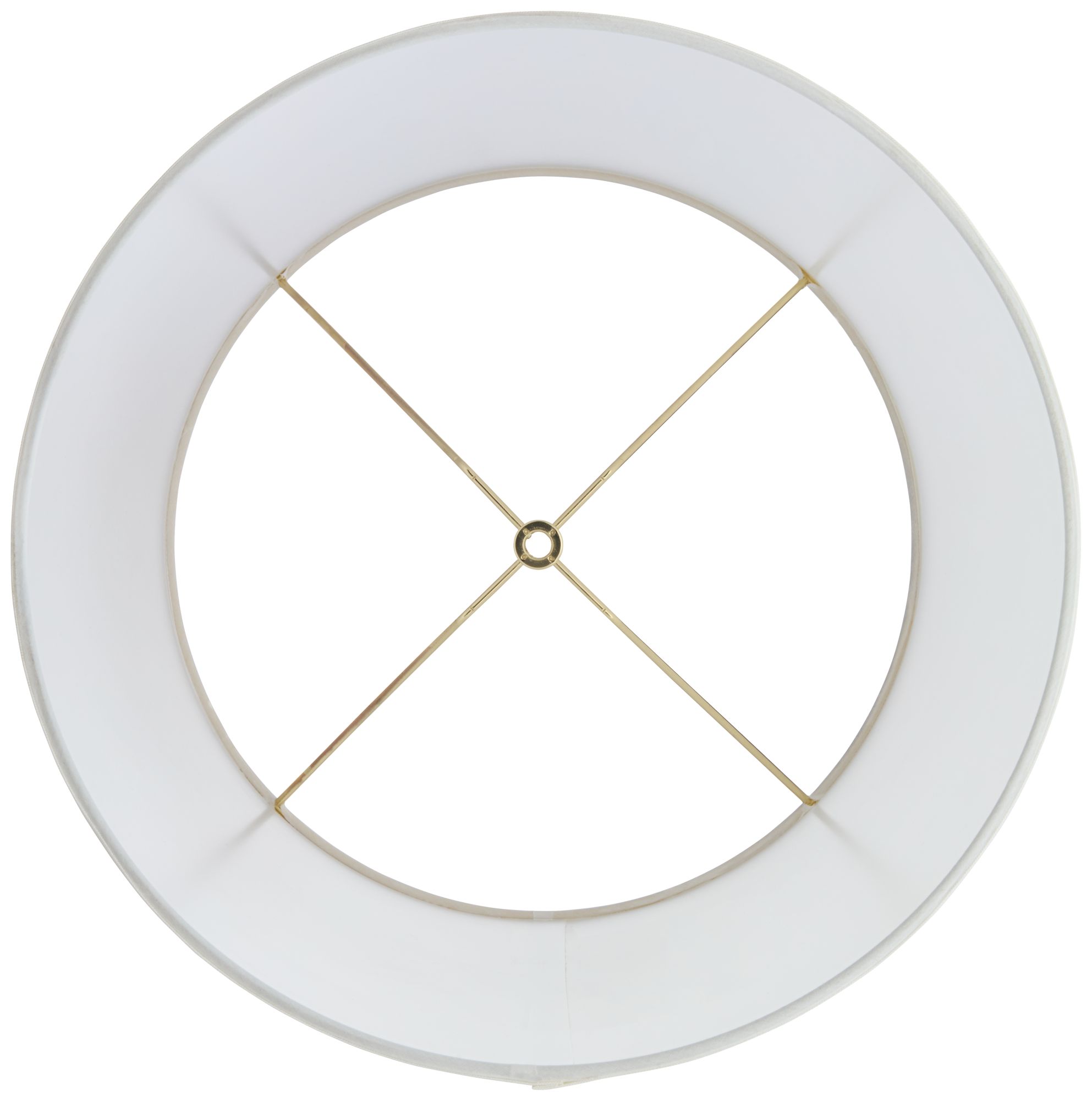 Springcrest Selmer Off-White Fabric Tall Drum Shade 14x16x18 (Spider)