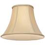 Thumbnail2 of Springcrest Set of 2 Taupe Fabric Bell Lamp Shades 7x14x11 (Spider) more views