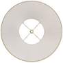 Thumbnail3 of Springcrest Set of 2 Taupe Fabric Bell Lamp Shades 7x14x11 (Spider) more views