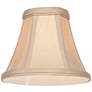 3_Springcrest Set of 2 Taupe Fabric Lamp Shade 3x6x5 (Clip-On) more views