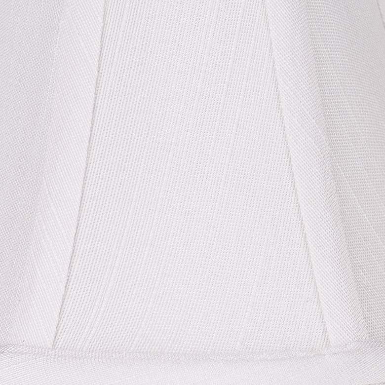 Image 2 Springcrest Set of 2 White Fabric Lamp Shades 3x6x5 (Clip-On) more views