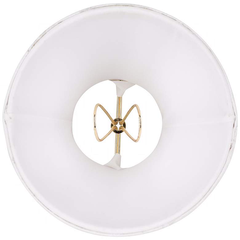 Image 4 Springcrest Set of 2 White Fabric Lamp Shades 3x6x5 (Clip-On) more views