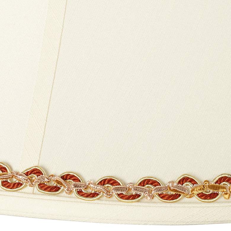 Image 2 Springcrest Shade with Gold and Rust Trim 9x18x13 (Spider) more views