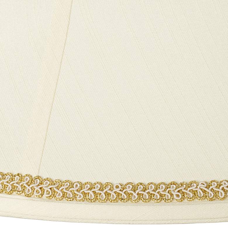 Image 2 Springcrest Shade with Gold with Ivory Trim 9x18x13 (Spider) more views