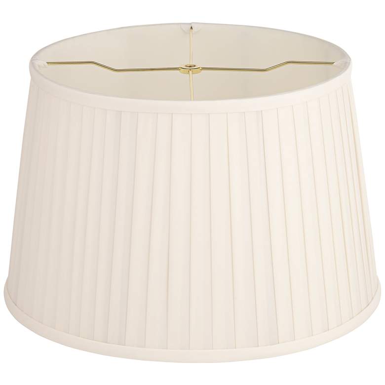Image 4 Springcrest Shay Cream Softback Drum Lamp Shade 14x17x11 (Spider) more views