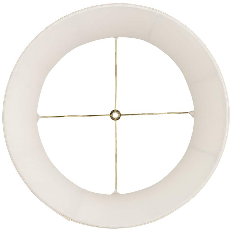 Image 5 Springcrest Shay Cream Softback Drum Lamp Shade 14x17x11 (Spider) more views
