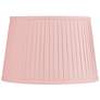 1_Springcrest Shay Light Pink Pleated Softback Drum Shade 14x17x11 (Spider)