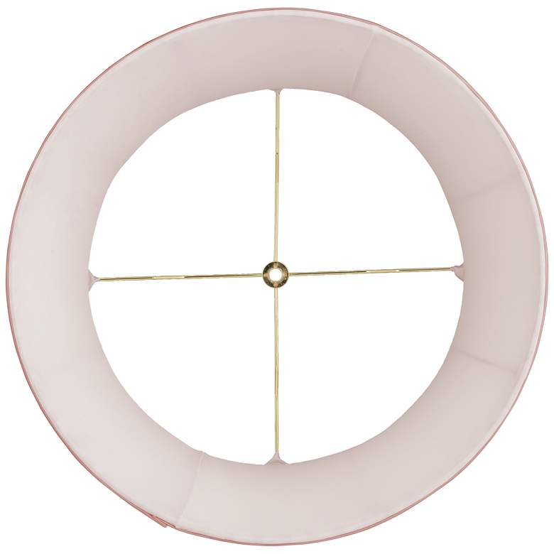 Image 5 Springcrest Shay Light Pink Pleated Softback Drum Shade 14x17x11 (Spider) more views