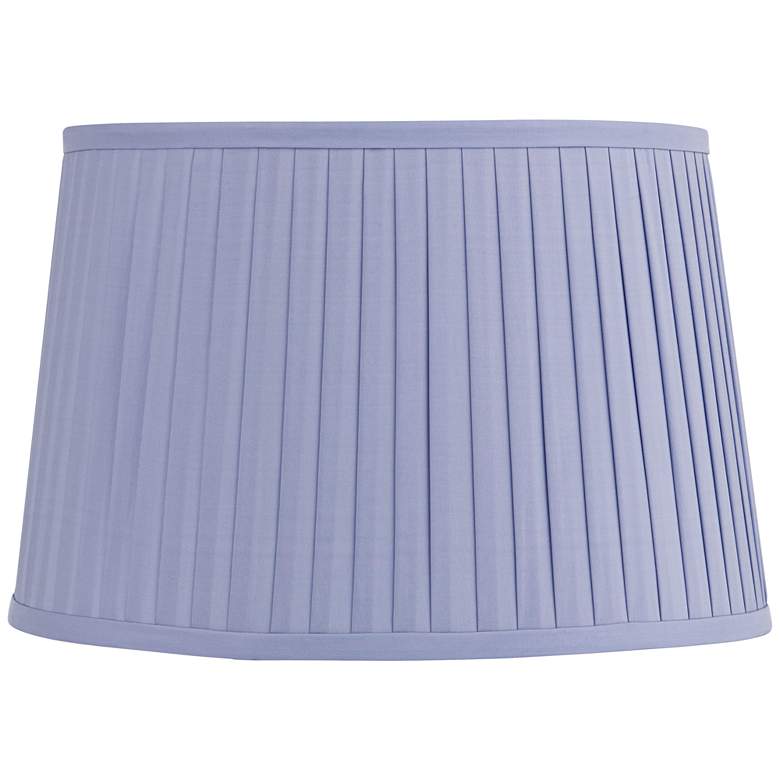 Image 1 Springcrest Shay Lilac Purple Softback Drum Lamp Shade 14x17x11 (Spider)