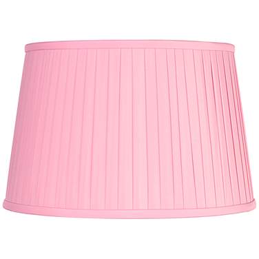Springcrest Shay Pink Pleated Empire Lamp Shade 14x17x11 (Spider)