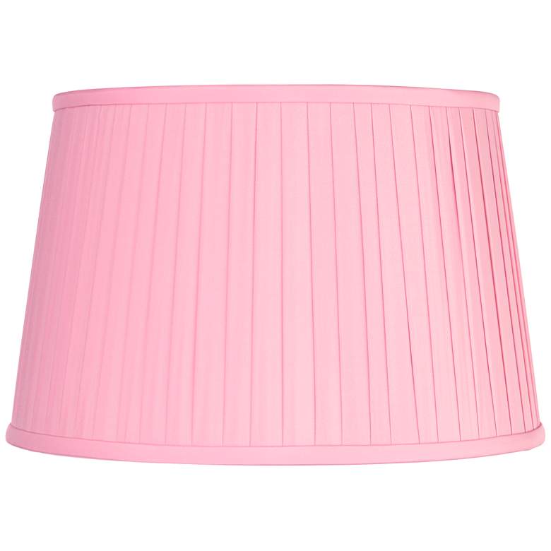Image 1 Springcrest Shay Pink Pleated Empire Lamp Shade 14x17x11 (Spider)