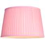 3_Springcrest Shay Pink Pleated Empire Lamp Shade 14x17x11 (Spider) more views
