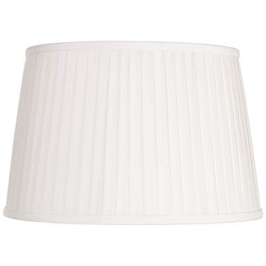 Springcrest Shay White Pleated Empire Lamp Shade 14x17x11 (Spider)