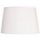 Springcrest Shay White Pleated Empire Lamp Shade 14x17x11 (Spider)