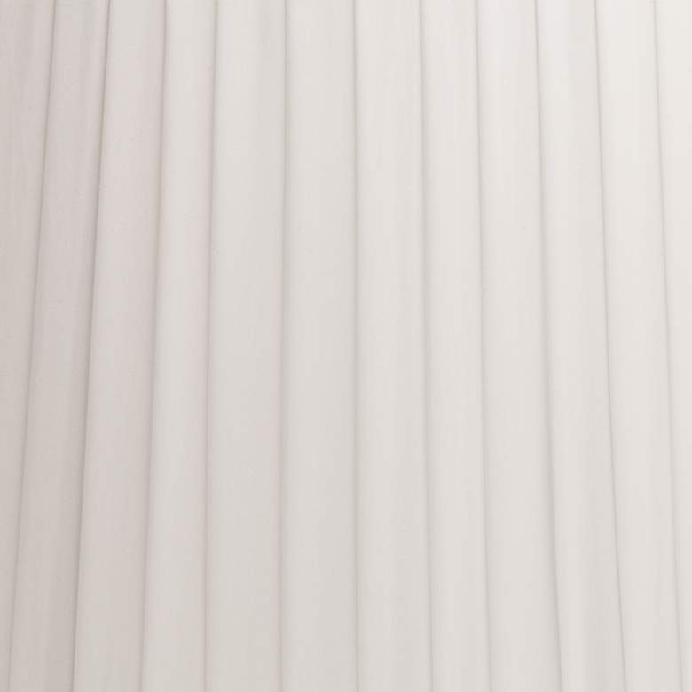 Image 2 Springcrest Shay White Pleated Empire Lamp Shade 14x17x11 (Spider) more views