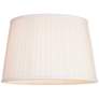 3_Springcrest Shay White Pleated Empire Lamp Shade 14x17x11 (Spider) more views