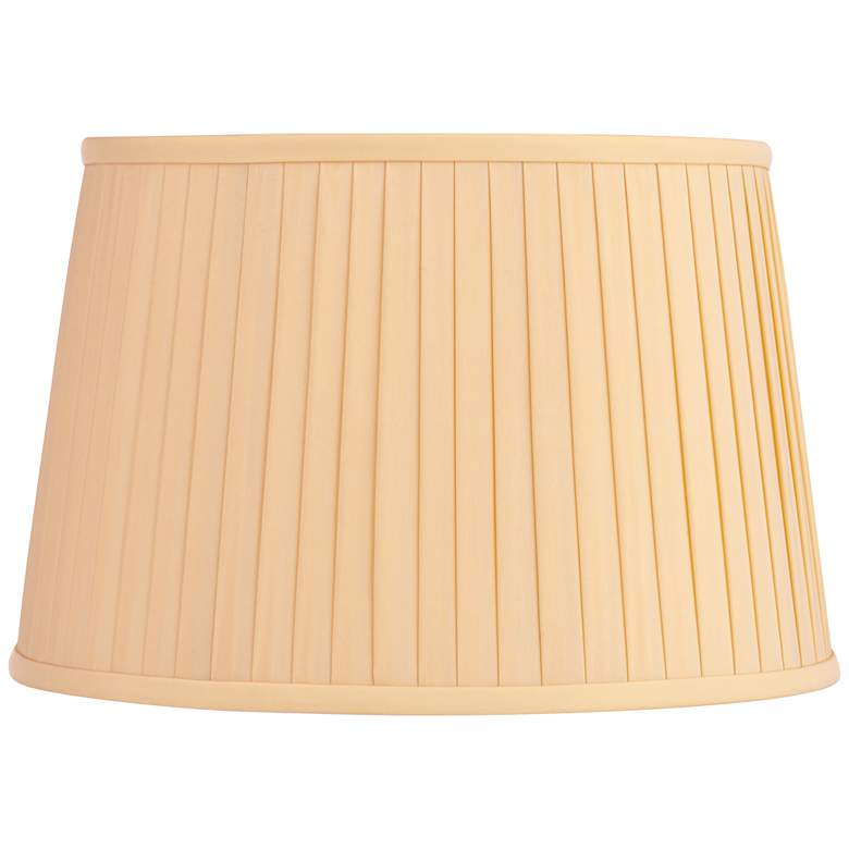 Image 1 Springcrest Shay Yellow Softback Drum Lamp Shade 14x17x11 (Spider)