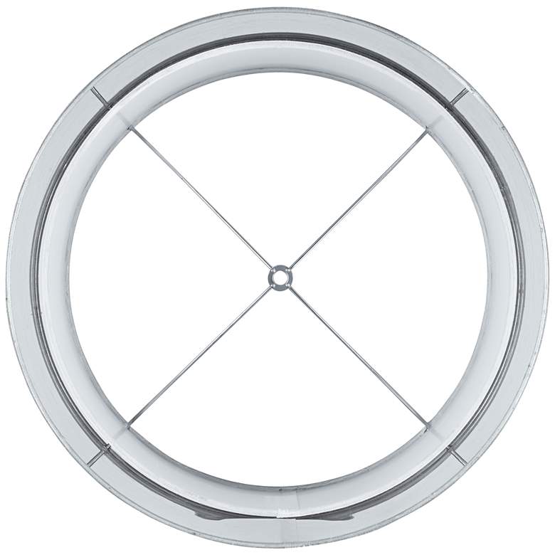 Image 4 Springcrest Silver White Set of 2 Double Sheer Shades 16x16x11 (Spider) more views