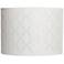 Springcrest Soft Beige Quatrefoil Laser Cut Lamp Shade 14x14x10 (Spider)