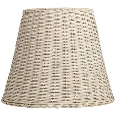 Springcrest Soft Beige Rattan Lamp Shade 10x16x13.25 (Spider)