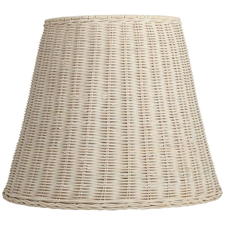 Image 1 Springcrest Soft Beige Rattan Lamp Shade 10x16x13.25 (Spider)