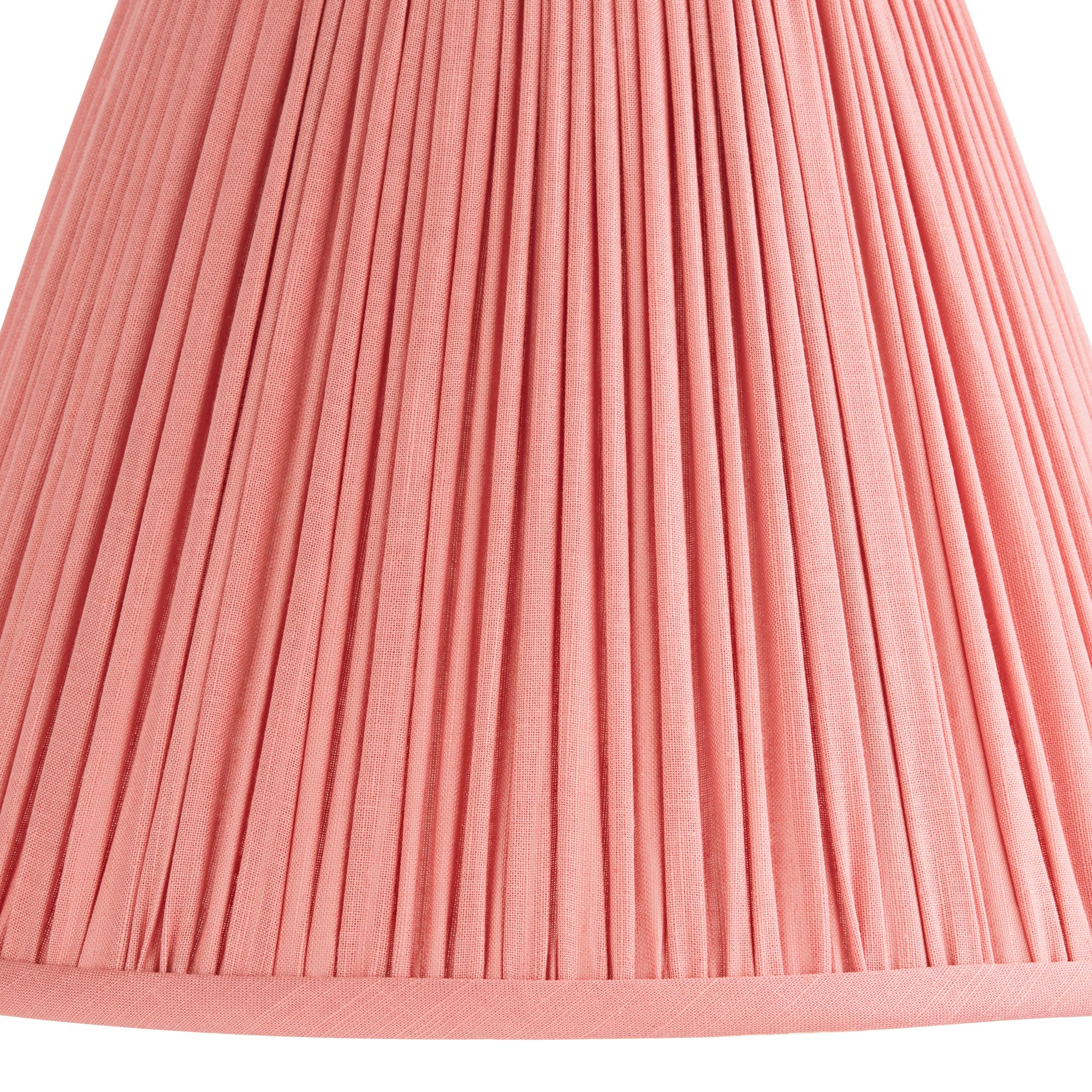 Image 2 Springcrest Spencer Rose Pink Loose Pleat Empire Shade 6x12x9x9.5 (Spider) more views