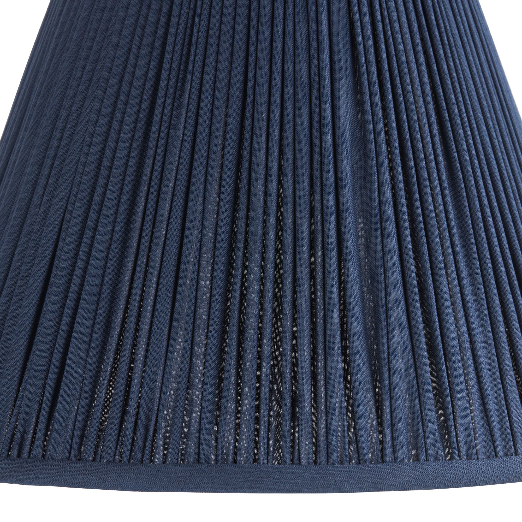 Thumbnail2 of Springcrest Spencer Smoke Blue Loose Pleat Empire Shade 6x12x9x9.5 (Spider) more views