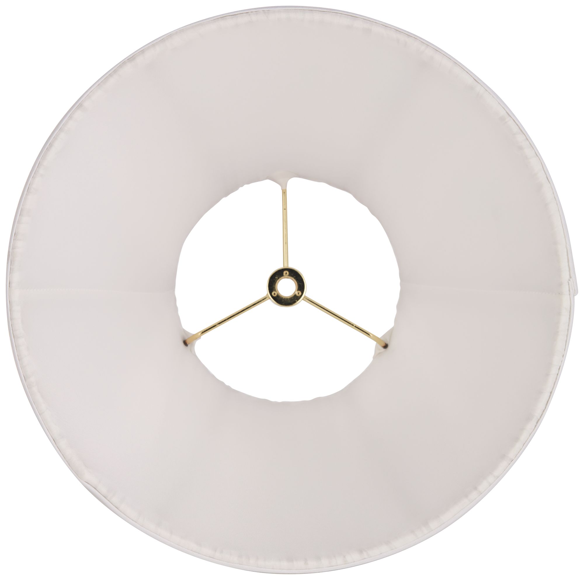 Image 5 Springcrest Spencer White Loose Pleated Empire Shade 6x12x9x9.5 (Spider) more views