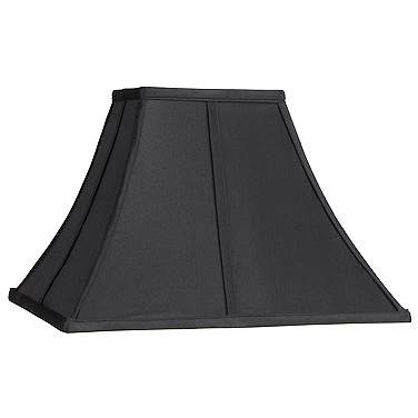 Springcrest Square Curved Black Lamp Shade 6x14x9 1/2 (Spider)