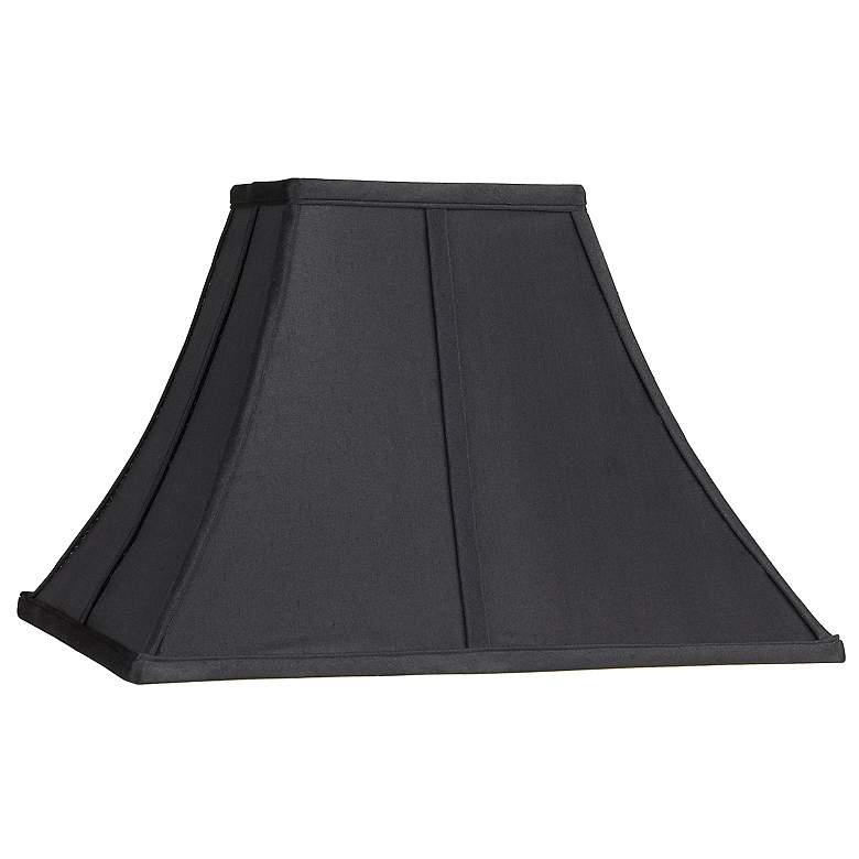 Image 1 Springcrest Square Curved Black Lamp Shade 6x14x9 1/2 (Spider)