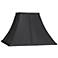 Springcrest Square Curved Black Lamp Shade 6x14x9 1/2 (Spider)