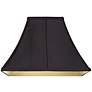 2_Springcrest Square Curved Black Lamp Shade 6x14x9 1/2 (Spider) more views