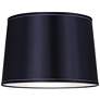 3_Springcrest Sydnee Navy with Silver Trim Drum Shade 14x16x11 (Spider) more views