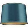3_Springcrest Sydnee Soft Teal Blue Shade with Gold Trim 14x16x11 (Spider) more views