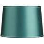 1_Springcrest Sydnee Soft Teal Silver Trim Drum Lamp Shade 14x16x11 (Spider)