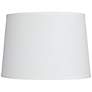 Thumbnail1 of Springcrest Tammi White Linen Drum Lamp Shade 14x16x11x11 (Spider)