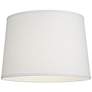 Thumbnail3 of Springcrest Tammi White Linen Drum Lamp Shade 14x16x11x11 (Spider) more views