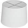 Thumbnail4 of Springcrest Tammi White Linen Drum Lamp Shade 14x16x11x11 (Spider) more views