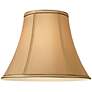 Springcrest&#8482; Tan and Brown Bell Lamp Shade 7x14x11 (Spider)