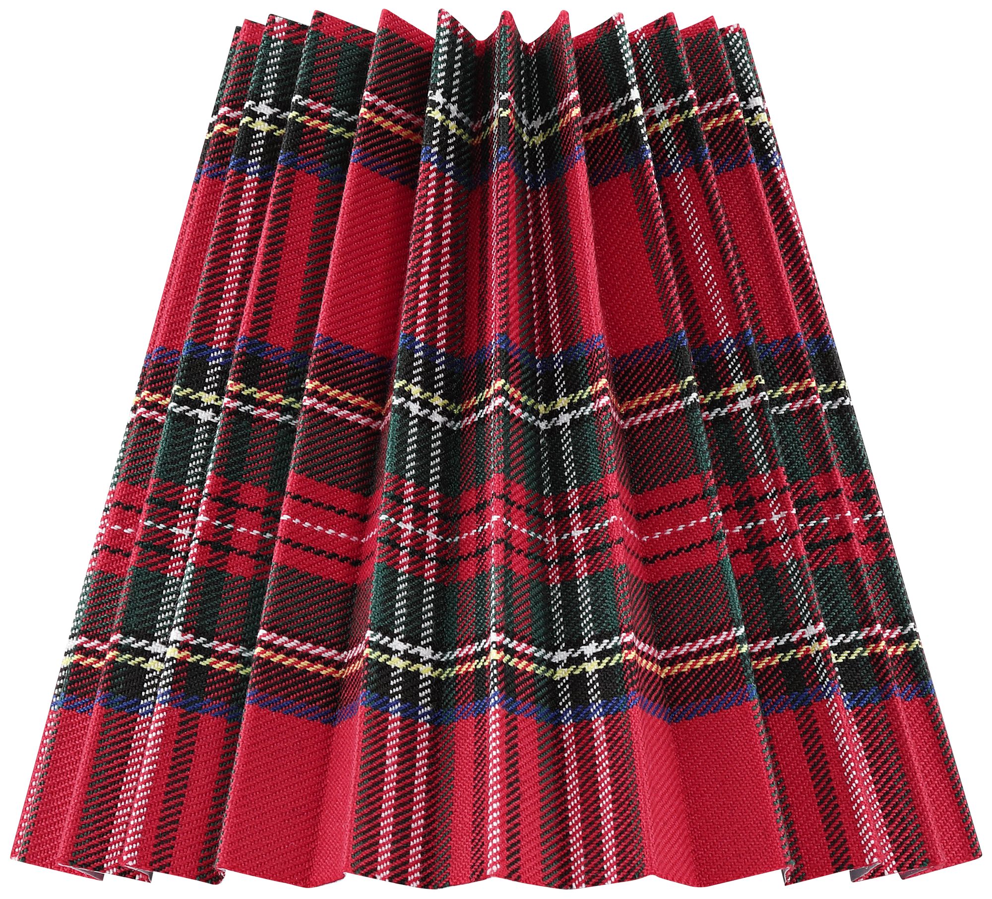Image 4 Springcrest Tartan Red Plaid Empire Shade 3x6x5x5.25 (Clip-On) Set of 6 more views