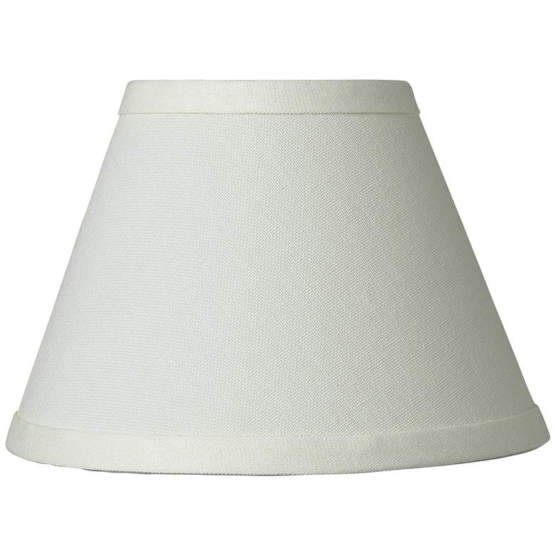 Image 3 Springcrest Taya Cream Chandelier Lamp Shades 3.5x7x5 (Clip-On) Set of 8 more views