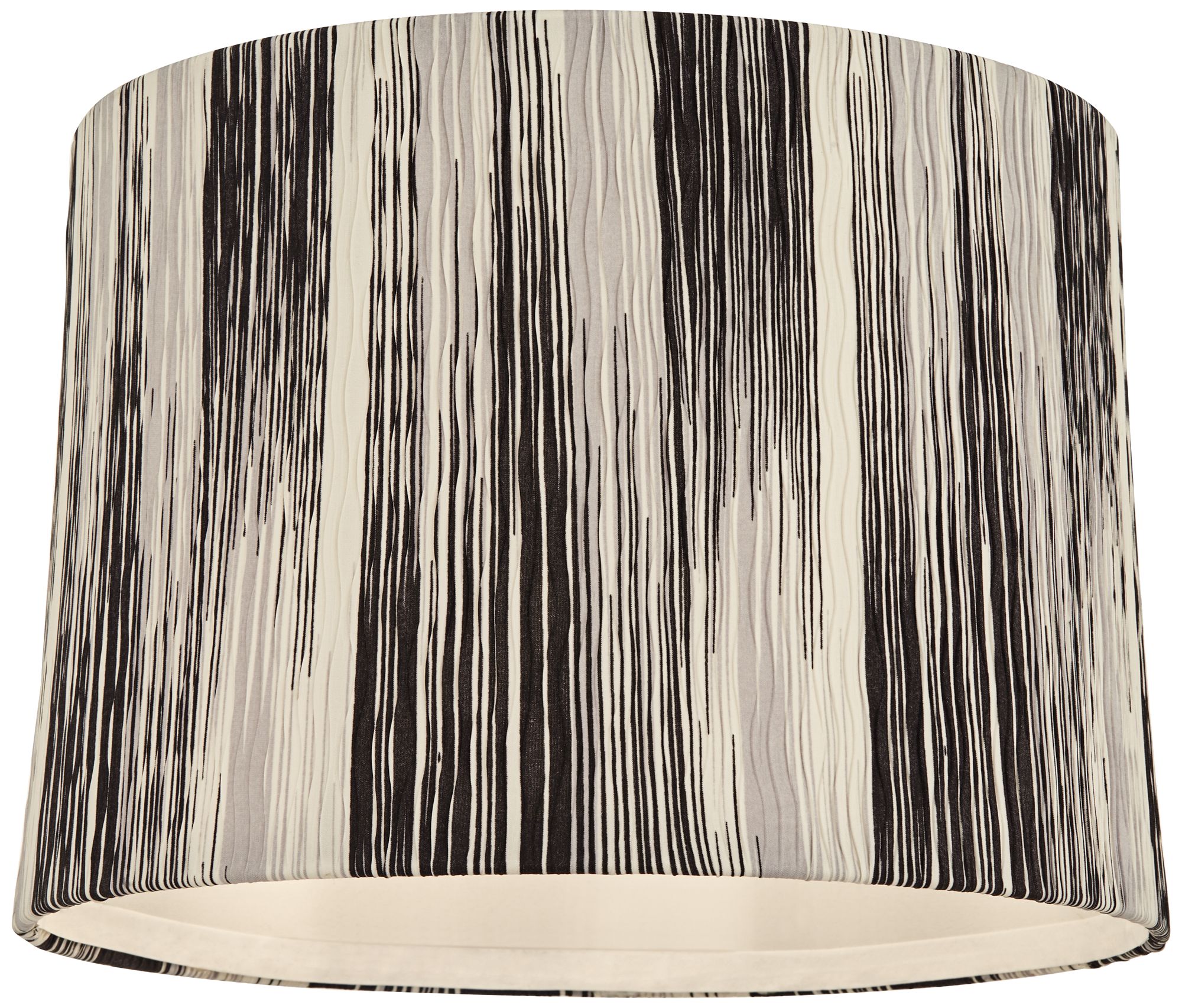 Image 3 Springcrest Tobey Black Monochrome Drum Lamp Shade 13x14x10 (Spider) more views