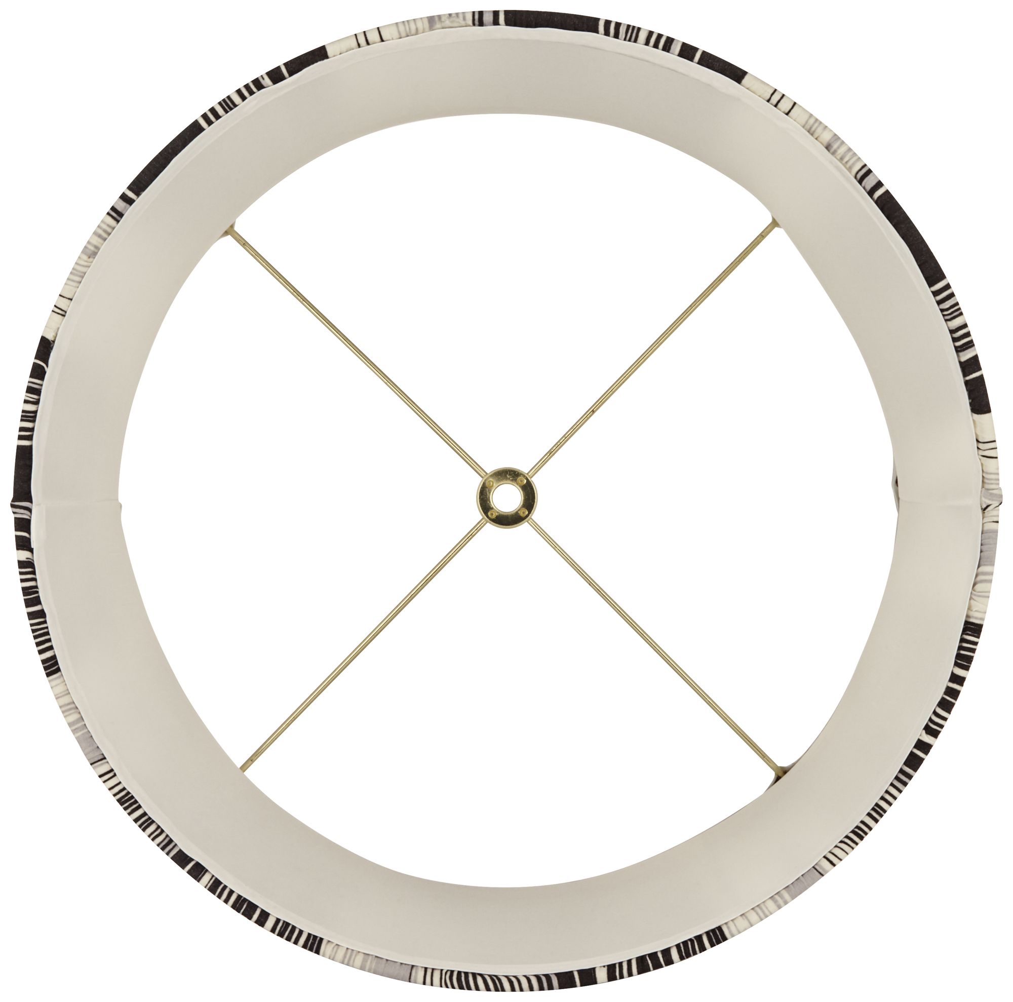 Image 5 Springcrest Tobey Black Monochrome Drum Lamp Shade 13x14x10 (Spider) more views