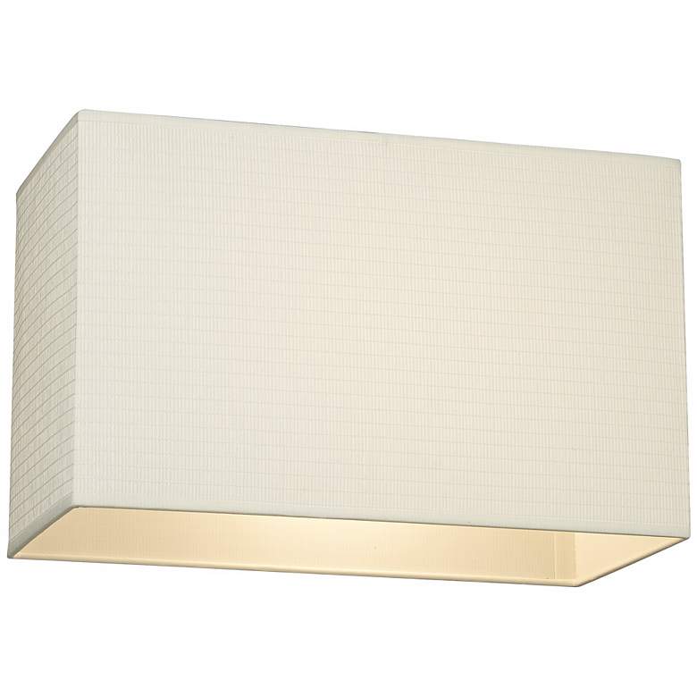 Image 2 Springcrest Tomi Off-White Rectangular Paper Shade 8/16x8/16x10 (Spider) more views
