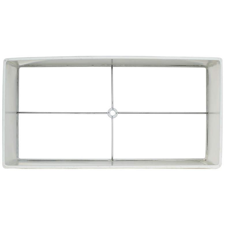 Image 3 Springcrest Tomi Off-White Rectangular Paper Shade 8/16x8/16x10 (Spider) more views