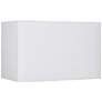 Thumbnail1 of Springcrest Tomi White Hardback Rectangular Shade 8/16x8/16x10 (Spider)