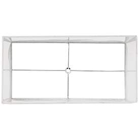 Image5 of Springcrest Tomi White Hardback Rectangular Shade 8/16x8/16x10 (Spider) more views