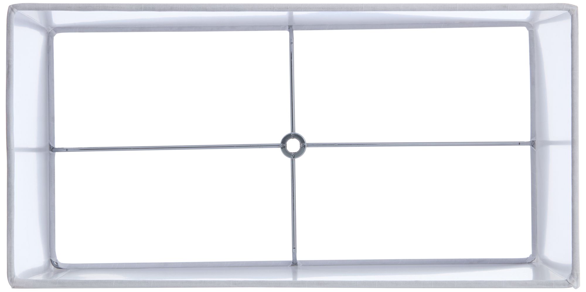 Springcrest Tomi White Hardback Rectangular Shade 8/16x8/16x10 (Spider)